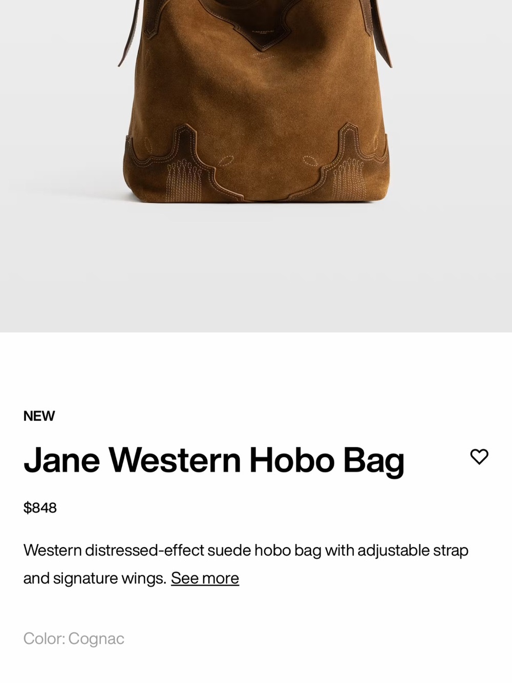 Zadig and Voltaire - Jane Suede Hobo - Picture 7 of 11